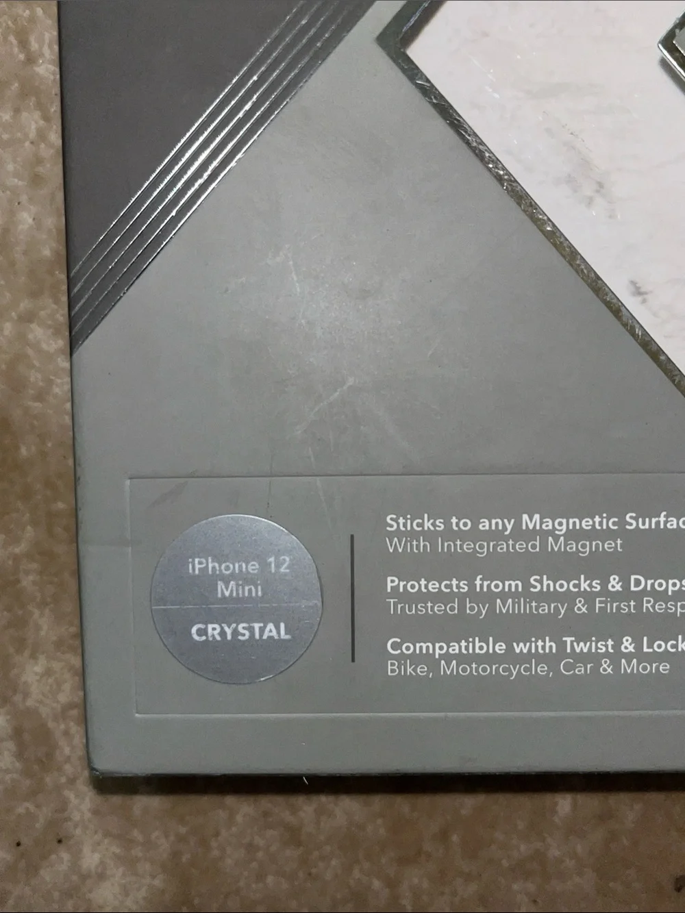 NWOT Rokform Crystal Magnetic Phone Case for iPhone 12 Mini - Black
